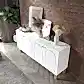 KZNMOB HOME Duru 4 Kapaklı Çok Amaçlı Bohem Konsol, Bohem Tarzda Yüksek Konsol - Tamamı 1. Kalite Mdf