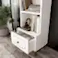 KZNMOB HOME Bohem Tarzda Çekmeceli Kitaplık Beyaz - Tamamı 1. Kalite MDF
