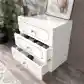 KZNMOB HOME 3 Çekmeceli Bohem Şifonyer Beyaz - Tamamı 1. Kalite MDF